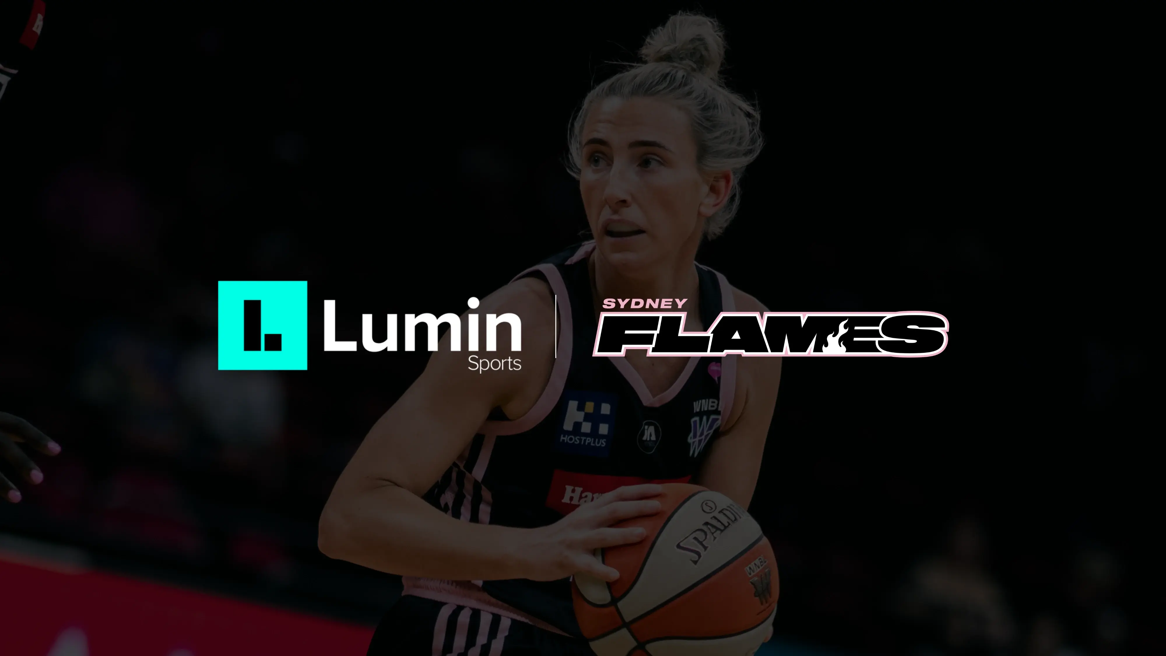 Lumin Sports and Sydney Flames Logos.