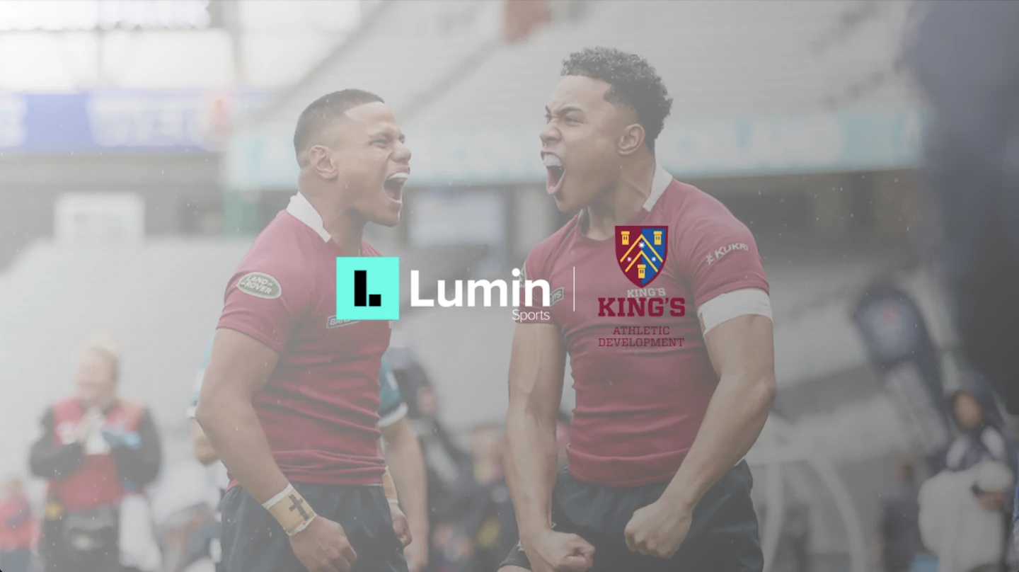 King's College and Lumin Sports Logo.