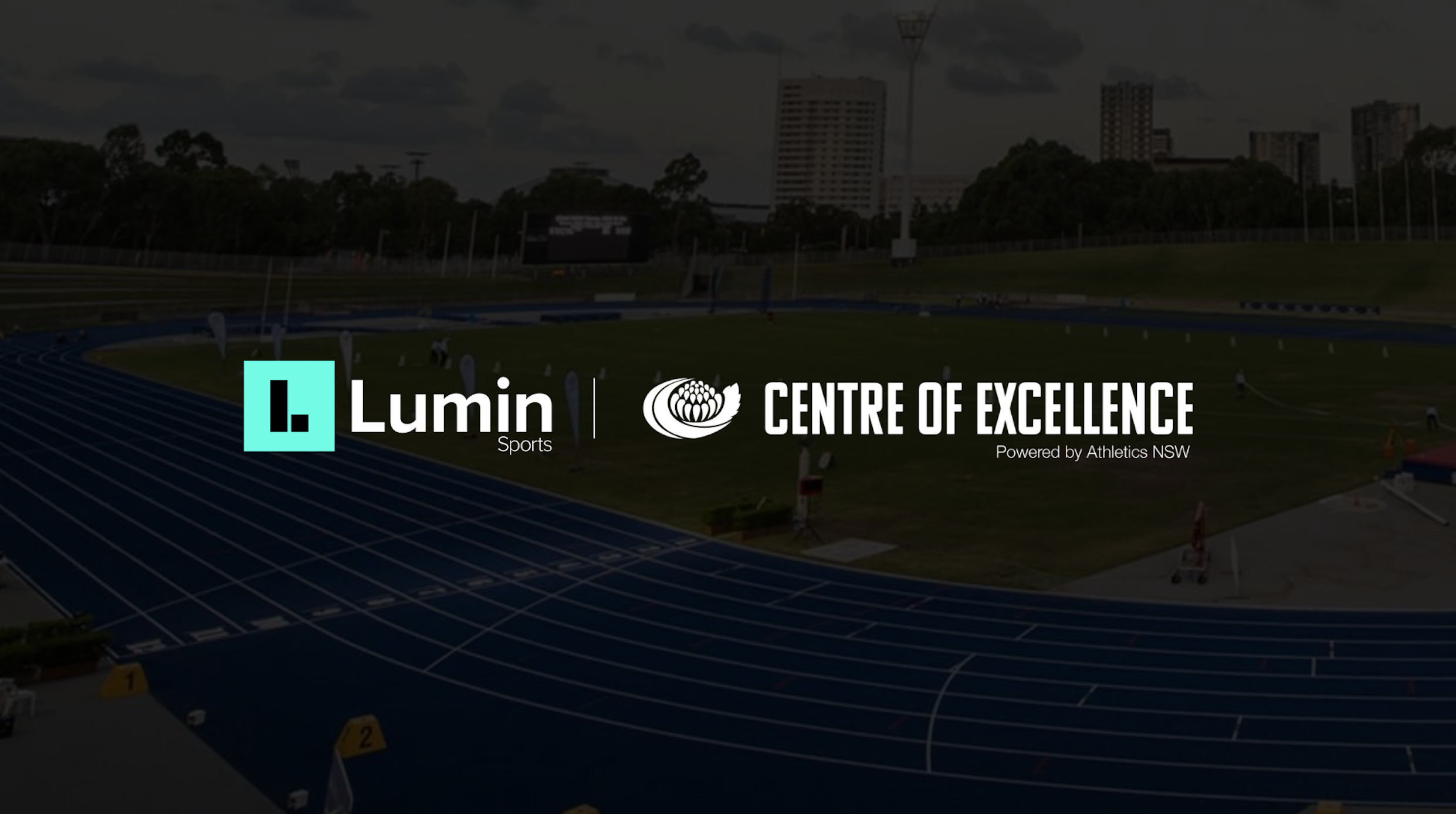 Lumin and NSW Athletics logos.