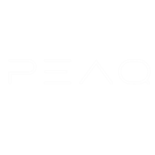 PEAQ logo.